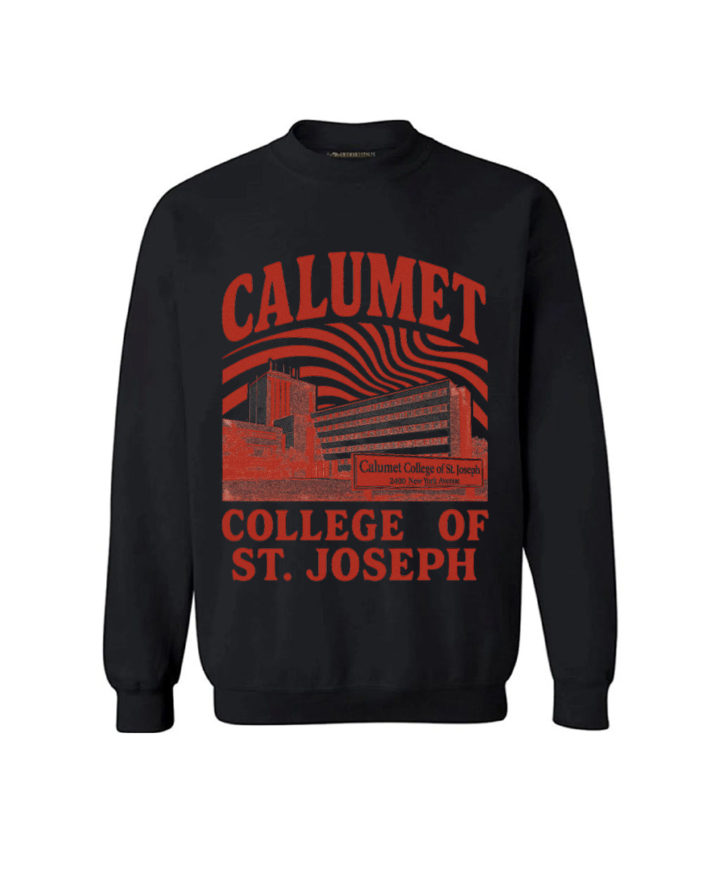Retro College Crewneck Sweatshirt