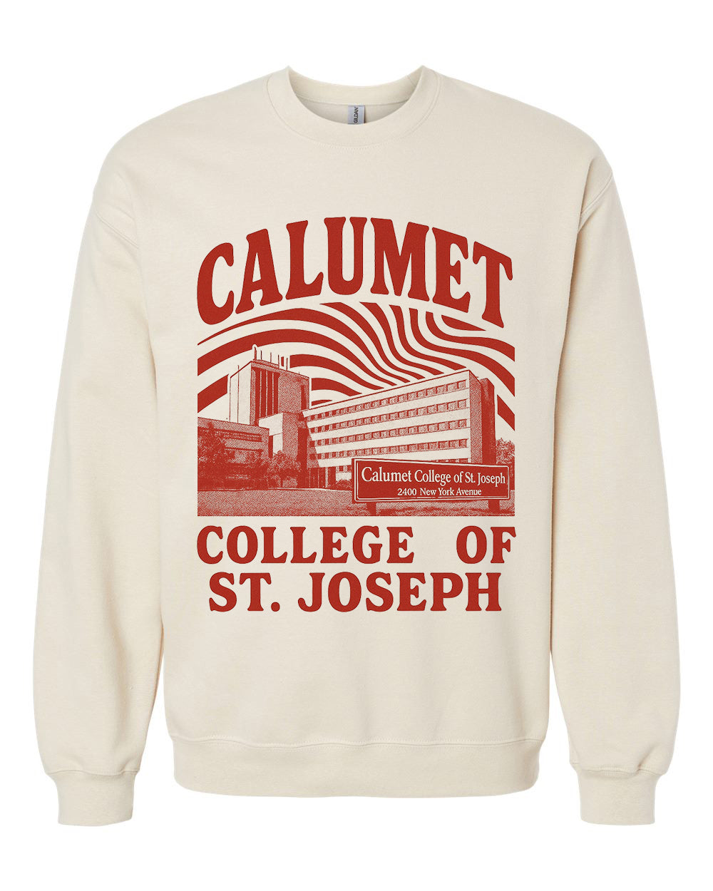 Retro College Crewneck Sweatshirt